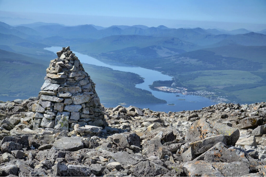 The Cairn at the summit of Ben Nevis
